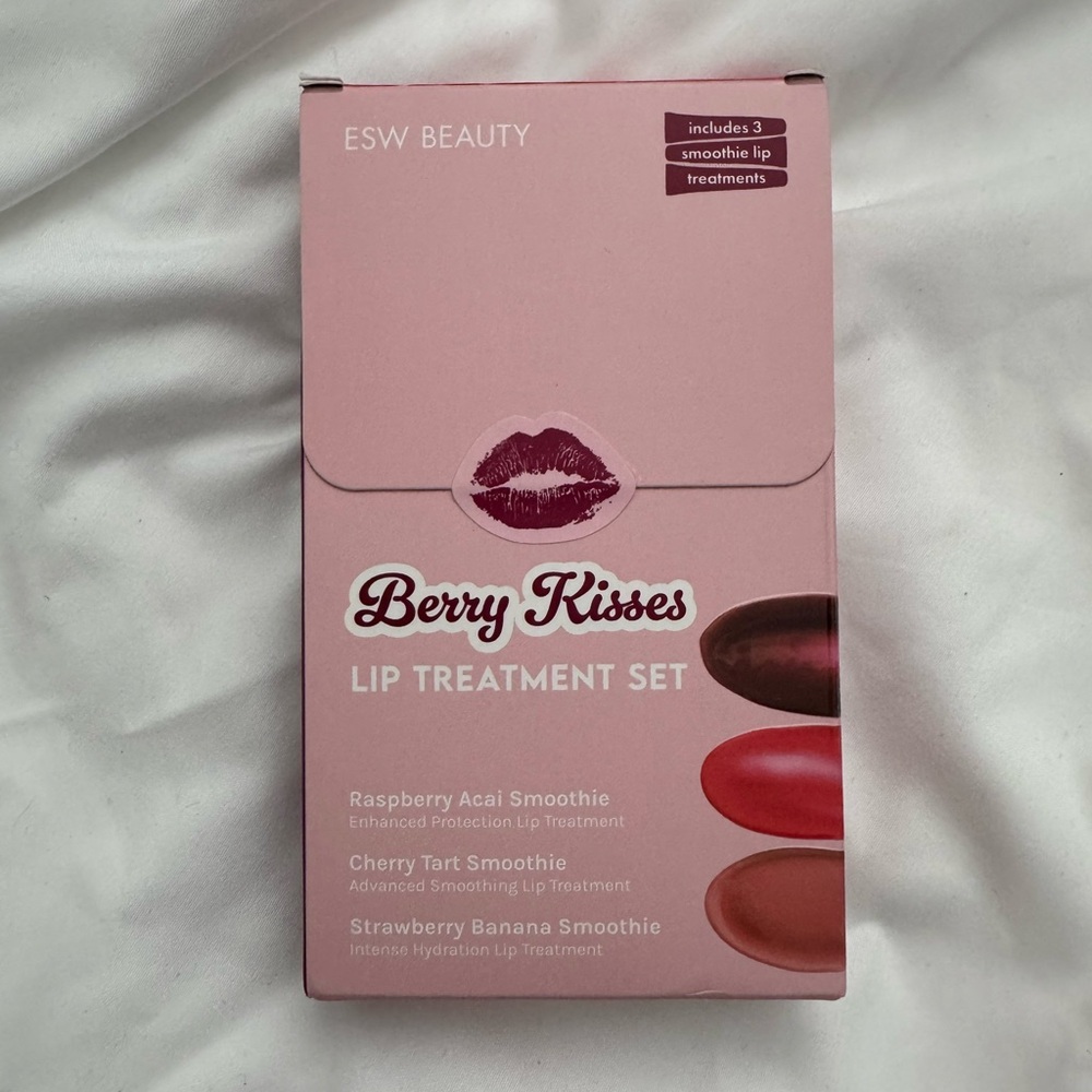 ESW Beauty Berry Kisses Lip Treatment Trio Set